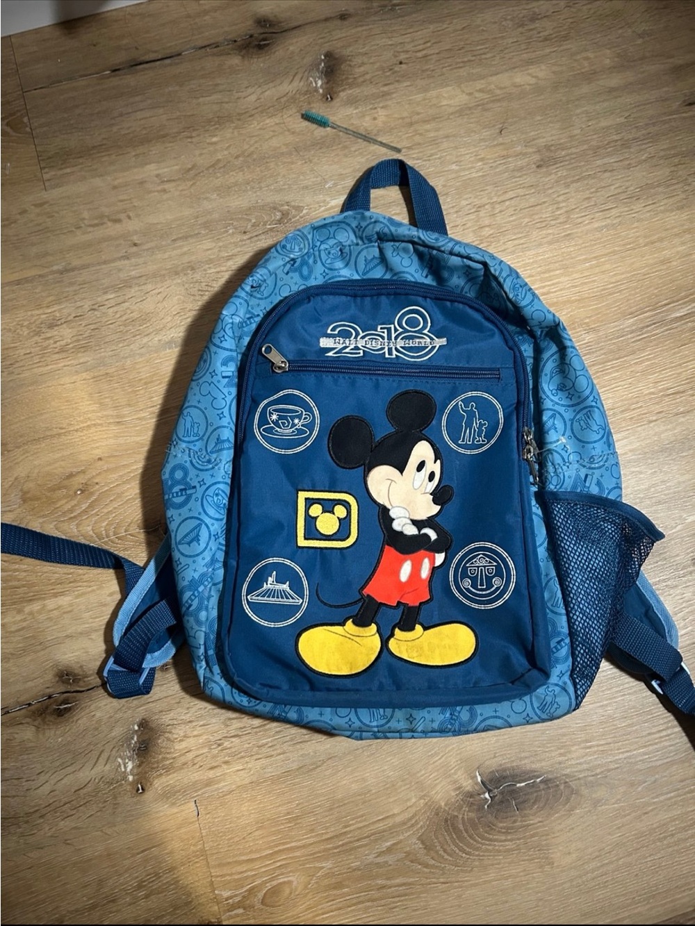 Disney Mickey Mouse Blue Kids Backpack